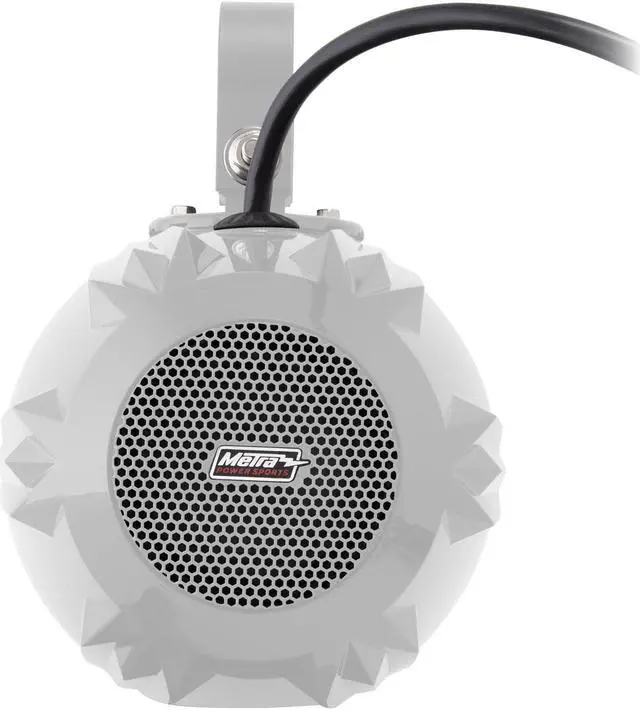 Alt view image 3 of 5 - Metra MPS-65WCSRGB 6.5" 120 Watts Marine Grade Tower Speaker with RGB Lights White (Pair)