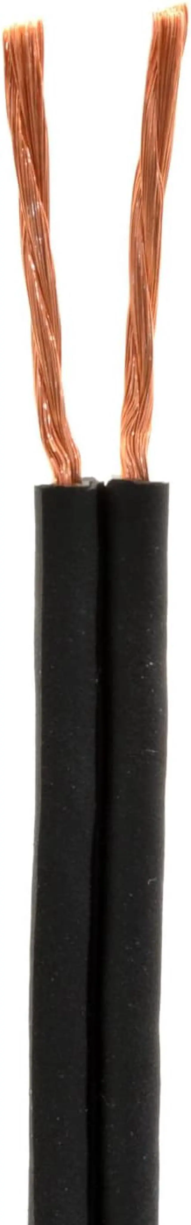 Alt view image 3 of 3 - 100 ft. 16 AWG High-Performance OFC Full Copper Home and Car Audio Speaker Wire Black