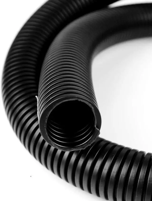 Alt view image 2 of 3 - High Quality 100 ft Feet 3/4" Split Wire Loom Conduit Polyethylene Tubing Black