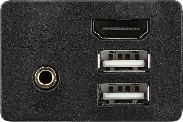 Alt view image 5 of 6 - Axxess AXUSB-HK3 Dual USB/AUX/HDMI Replacement Panel 3Ft for select Hyundai/Kia 2014-Up