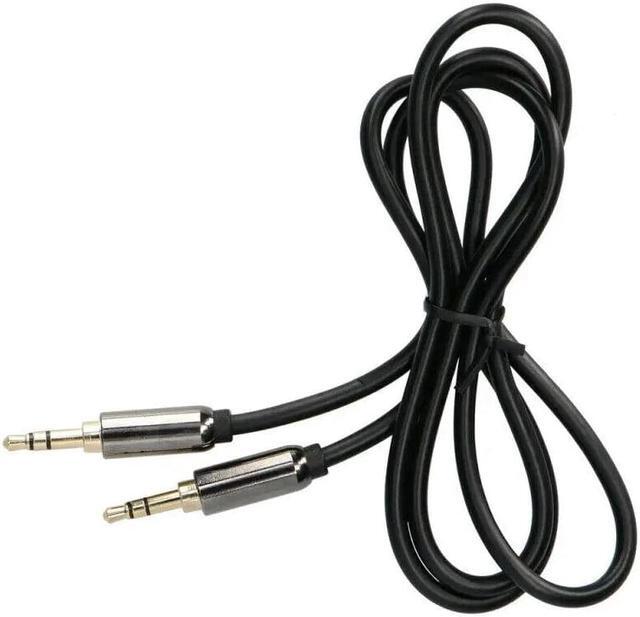 Alt view image 4 of 5 - 3.5mm Male to Male Stereo Audio AUX Cable Auxiliary 3ft for Car PC iPhone iPod Black (1 Pack)