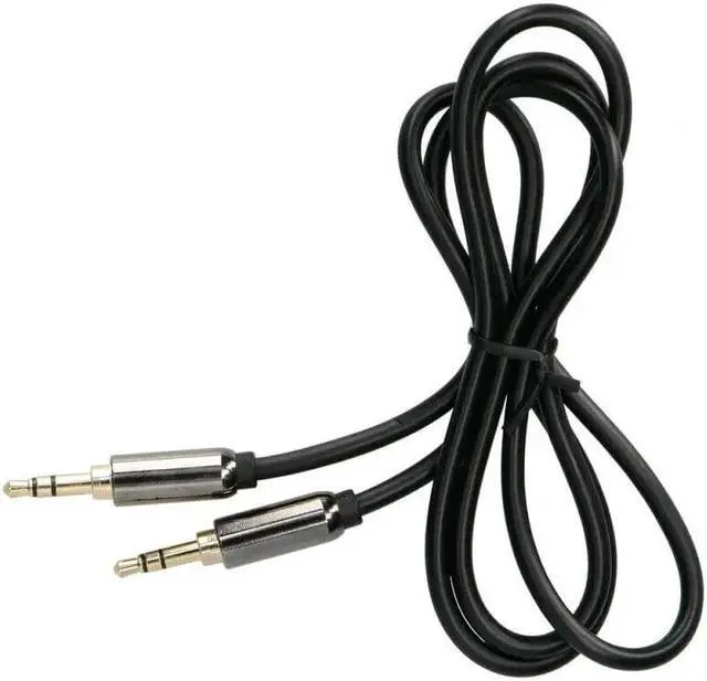 Alt view image 5 of 6 - 3.5mm Male to Male Stereo Audio AUX Cable Auxiliary 3ft for Car PC iPhone iPod Black (2 Pack)