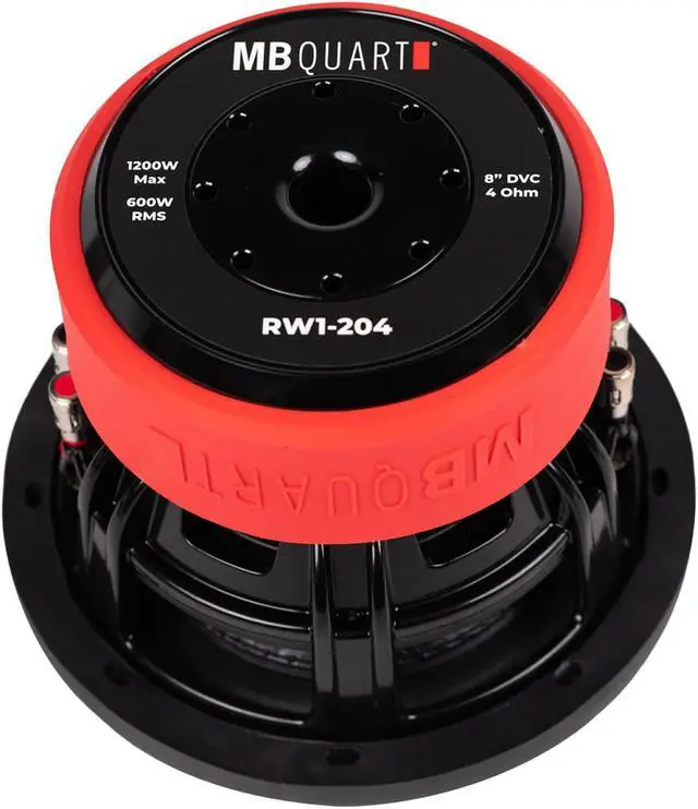 Alt view image 3 of 4 - MB Quart RW1-204 Reference 8" mobile 1200 watt Max Power Dual 4 Ohms Subwoofer