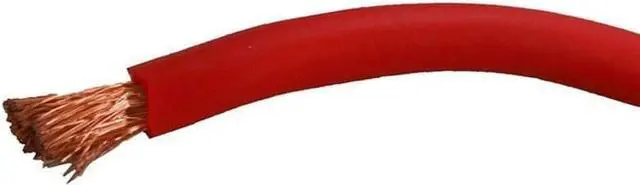 Alt view image 2 of 3 - 4 Gauge 25 Feet High Performance Amplifier Power Cable (Red)