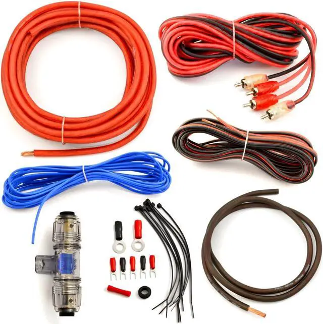 Main image of Install Bay AK8OFC 1000 Watts 8 Gauge OFC Complete Amplifier Installation Kit