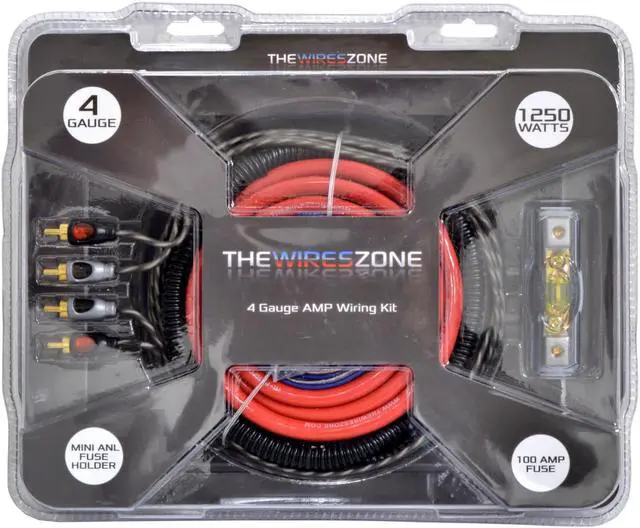 Alt view image 7 of 8 - Car Audio 4 Gauge Flexible Wire & Cable Complete Amplifier Install Wiring Amp Kit