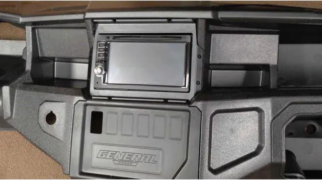 Alt view image 2 of 2 - Metra MPS-GEN01 Double DIN Radio Kit Powersports for Polaris UTV 2016-Up