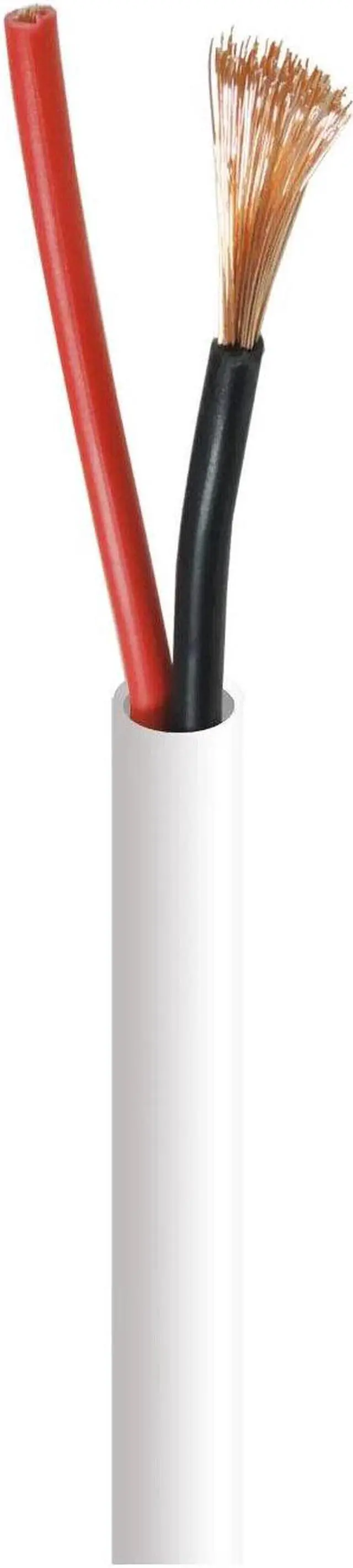 Alt view image 7 of 9 - In Wall Audio Speaker Cable Wire 16/2 Gauge/AWG OFC Pure Copper 500ft White