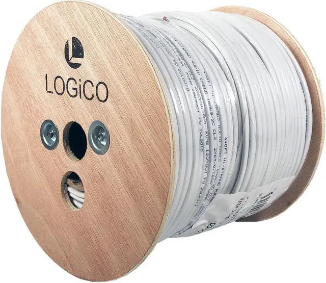 Alt view image 6 of 9 - In Wall Audio Speaker Cable Wire 16/2 Gauge/AWG OFC Pure Copper 500ft White