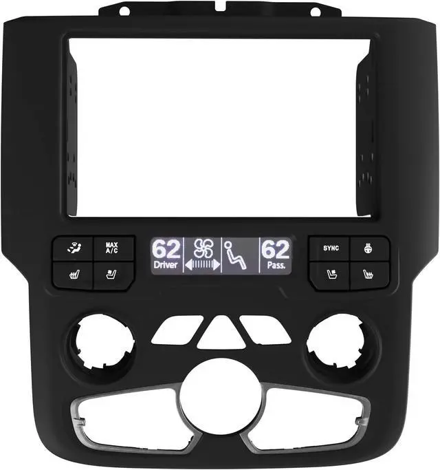 Alt view image 5 of 11 - Metra 95-6558B Double DIN Installation Kit with 8.4 Touchscreen for Select Ram Trucks 2013-2022