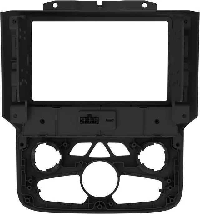 Alt view image 3 of 11 - Metra 95-6558B Double DIN Installation Kit with 8.4 Touchscreen for Select Ram Trucks 2013-2022