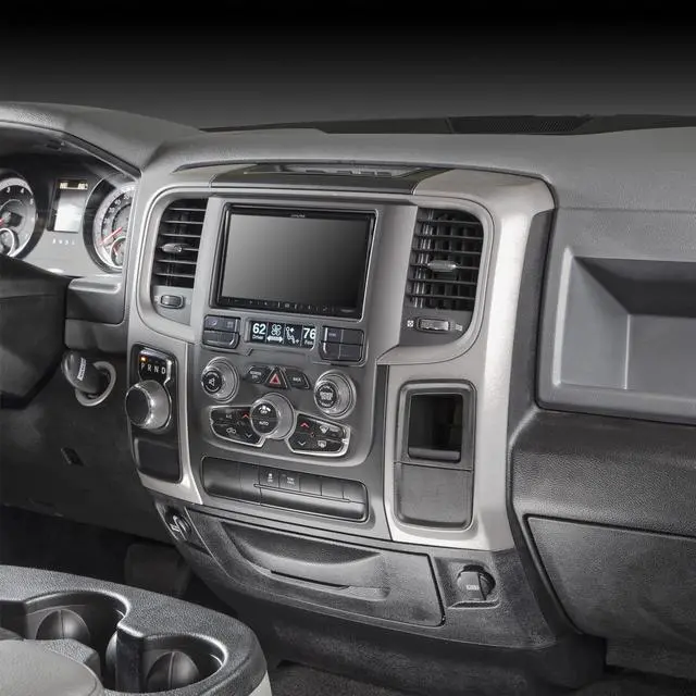 Alt view image 6 of 11 - Metra 95-6558B Double DIN Installation Kit with 8.4 Touchscreen for Select Ram Trucks 2013-2022