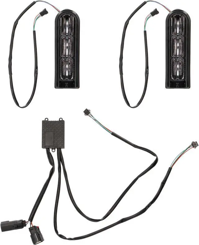 Alt view image 7 of 7 - Metra BC-HDFL-HD2 Keystone Lights LED Brake for Harley Davidson Touring Models w/ Hard bags 2014-Up