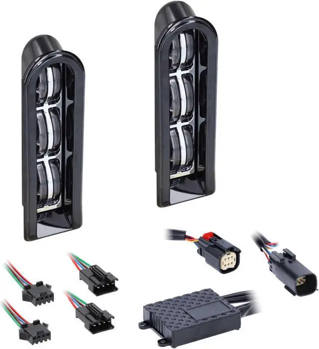 Alt view image 2 of 7 - Metra BC-HDFL-HD2 Keystone Lights LED Brake for Harley Davidson Touring Models w/ Hard bags 2014-Up