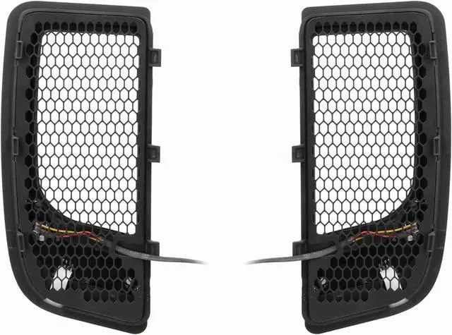 Alt view image 4 of 7 - Metra BC-HDVL-HD2 Lower Fairing Grill Lights for Harley Davidson Touring Models w/ Hard bags 2014-Up