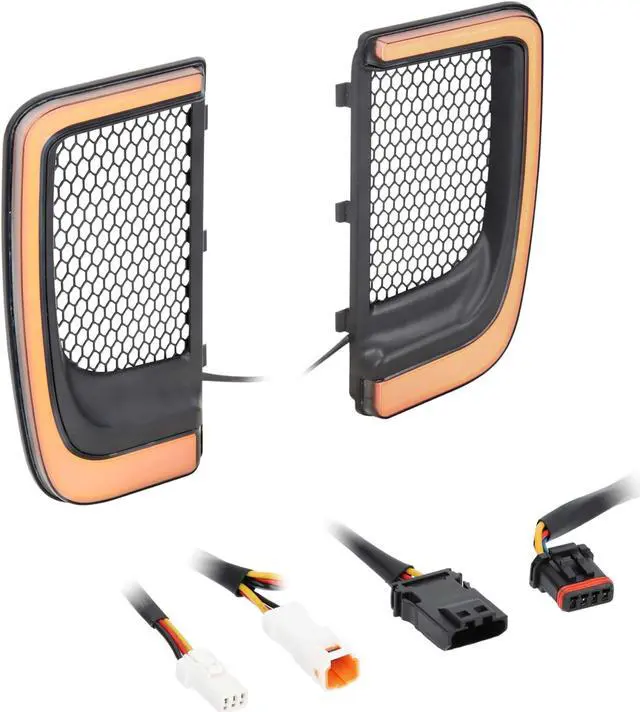 Main image of Metra BC-HDVL-HD2 Lower Fairing Grill Lights for Harley Davidson Touring Models w/ Hard bags 2014-Up