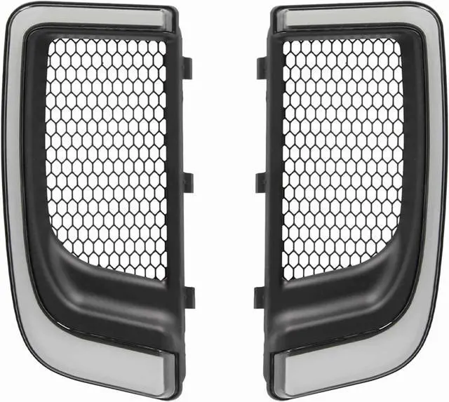 Alt view image 5 of 7 - Metra BC-HDVL-HD2 Lower Fairing Grill Lights for Harley Davidson Touring Models w/ Hard bags 2014-Up