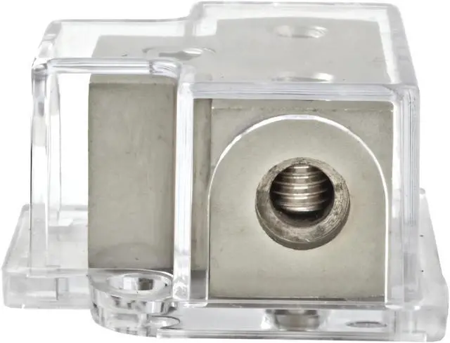 Alt view image 3 of 4 - 4 Gauge Input to 2 x 8 Gauge Output Power or Ground Distribution Block