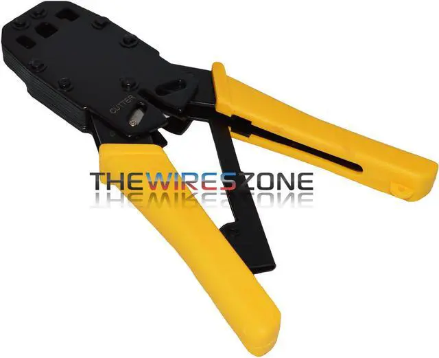 Alt view image 2 of 3 - 490160 Modular Plug Crimper/Stripper Ratcheting Tool for Networking & Telephone