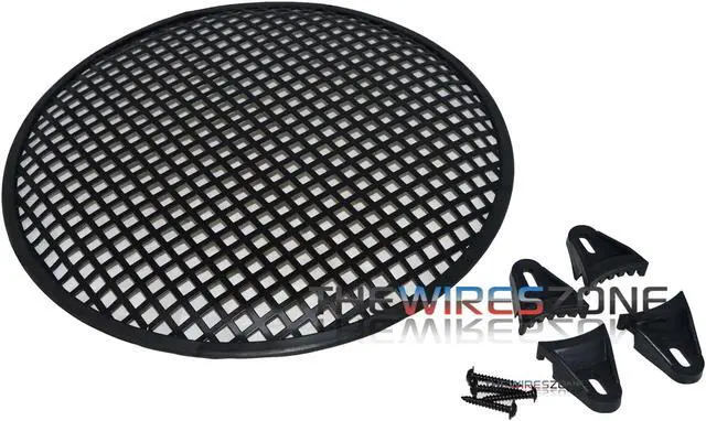Main image of 12" Steel Speaker/Subwoofer Sub Woofer Waffle Mesh Grille with Clips & Screws