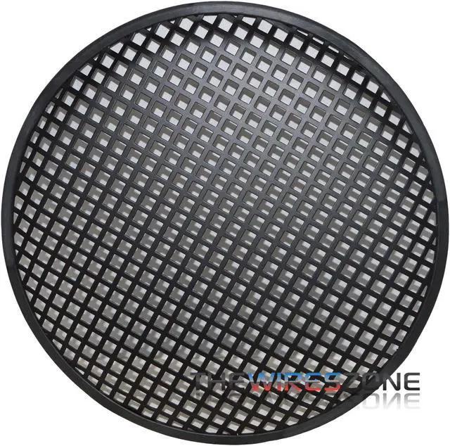 Alt view image 2 of 12 - 12" Steel Speaker/Subwoofer Woofer Waffle Mesh Grille w/ Clips & Screws (pair)