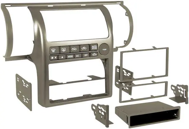 Alt view image 6 of 9 - METRA 99-7604T SINGLE / DOUBLE DIN DASH INSTALL KIT FOR 2003-2004 INFINITI  G35