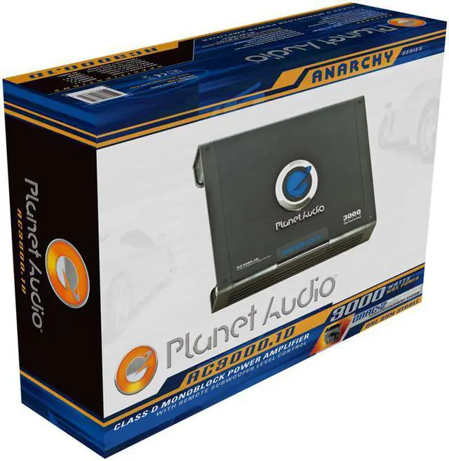 Alt view image 4 of 8 - Planet Audio AC3000.1D 3000W Monoblock Class D Car Amplifier + 1/0 Gauge Amp Kit