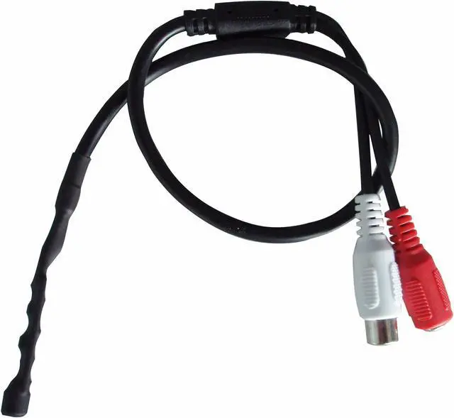 Alt view image 2 of 5 - Mic Audio Spy Hidden Microphone Cable for CCTV Security Surveillance Camera DVR