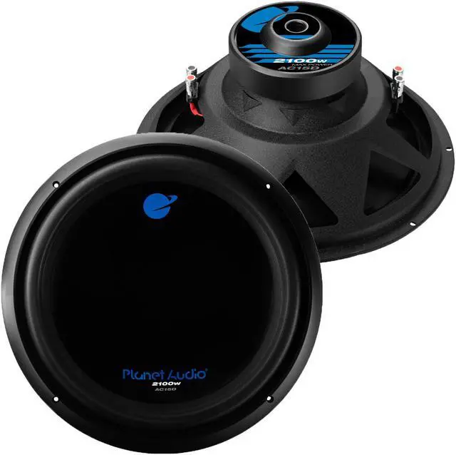 Main image of Planet Audio AC15D 15" Dual 4 Ohm Voice Coil 2100 Watts Car Subwoofer (pair) DVC