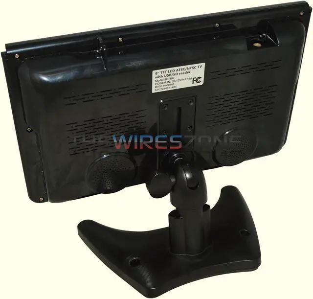 Alt view image 4 of 20 - Supersonic SC-499 9" Widescreen Portable Digital LCD TV with Built-in TV Tuner