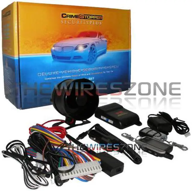 Alt view image 7 of 15 - Crime Stopper - SP-302 - Crimestopper SP-302 Deluxe 2-Way Alarm and Keyless Entry System - 2-way - 2 x Transmitters -