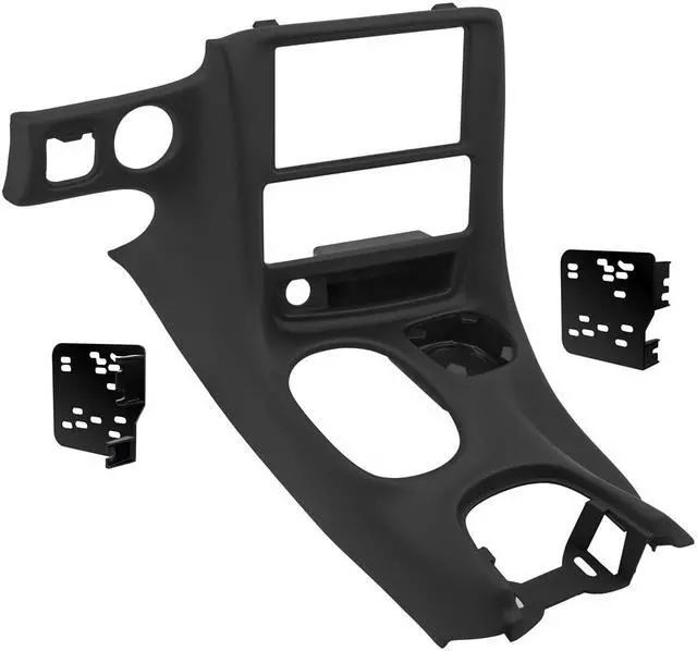 Alt view image 2 of 11 - Metra DP-3021B Black Double DIN Stereo Dash Kit for 1997-2004 Chevrolet Corvette