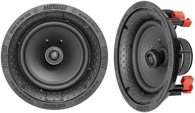 Alt view image 2 of 6 - Earthquake Sound 2-Pairs R800 8" In Ceiling Speakers w/ Magnetic Paintable Grill