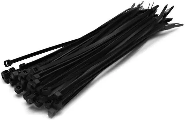 Alt view image 3 of 5 - The Install Bay by Metra BCT11 Black 11' Cable Wire Zip Ties (100/pack)