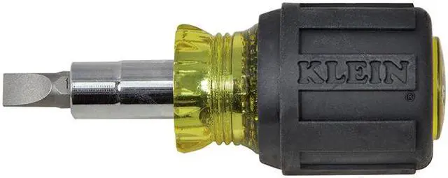 Main image of Klein Tools 32561 Stubby Screwdriver Nut Driver 6-in-1 Multi-Bit Tool