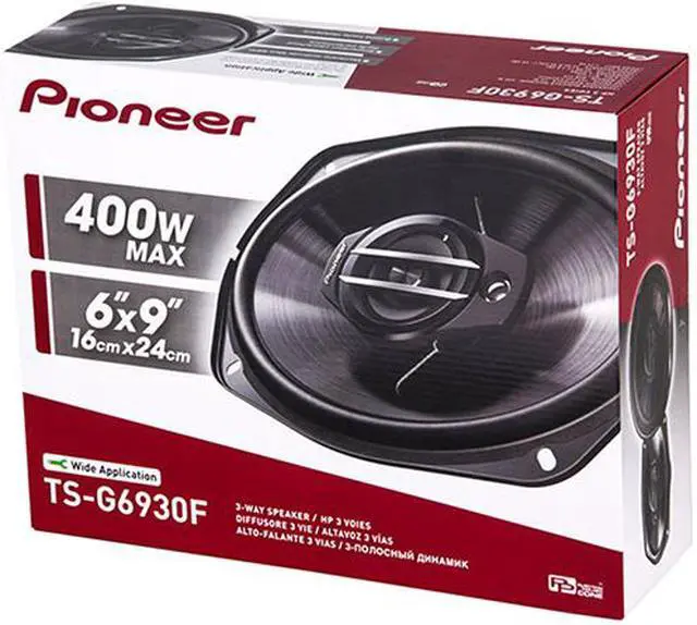 Alt view image 7 of 20 - Pioneer TS-G6930F 6" x 9" 3-Way Coaxial Speaker 400W Max