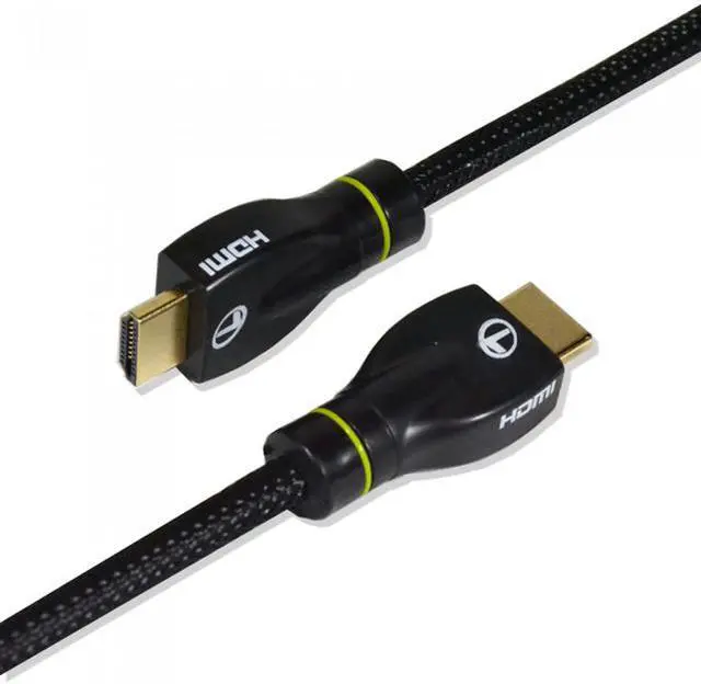 Alt view image 3 of 7 - Black 20 ft 1080p 4K TV PC Blu-Ray High Speed HDMI Cable 3D Support w/ Ethernet