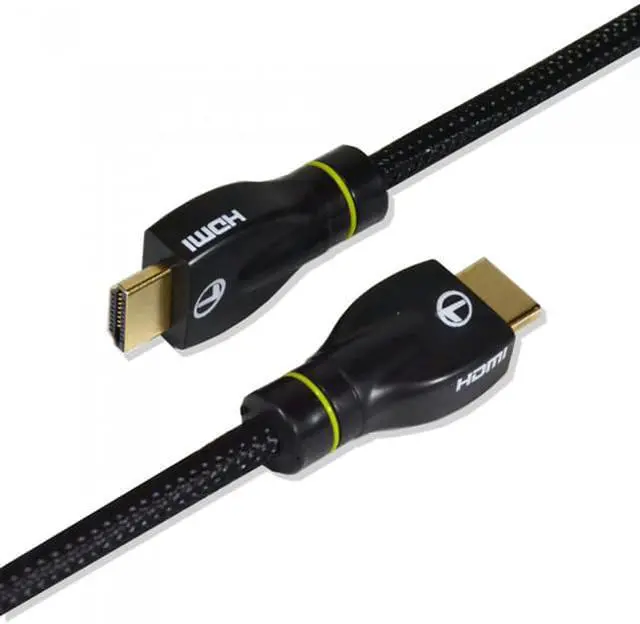Alt view image 3 of 7 - Logico 1080p / 4K HDTV PC Blu-Ray High Speed HDMI Black Cable 3D Support w/ Ethernet