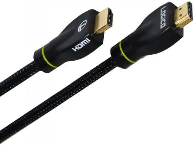 Alt view image 2 of 7 - Logico 1080p / 4K HDTV PC Blu-Ray High Speed HDMI Black Cable 3D Support w/ Ethernet