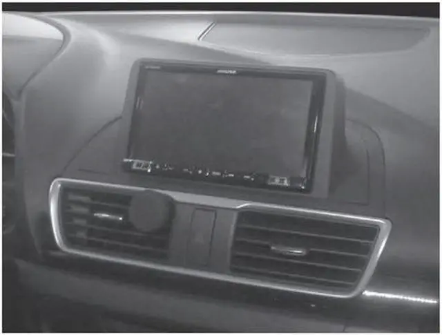 Alt view image 3 of 8 - Metra 95-7526B Double DIN Dash Install Kit for Select Mazda Mazda3 2014 - 2018