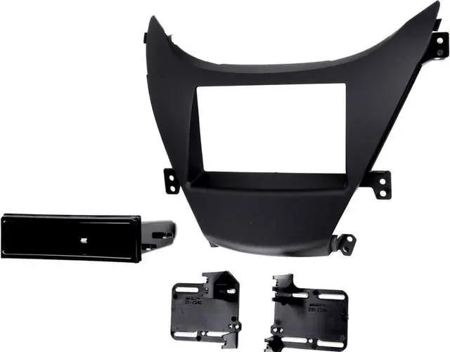 Alt view image 2 of 7 - Metra 99-7346B Single or Double DIN Dash Kit for Hyundai Elantra 2011 - 2013