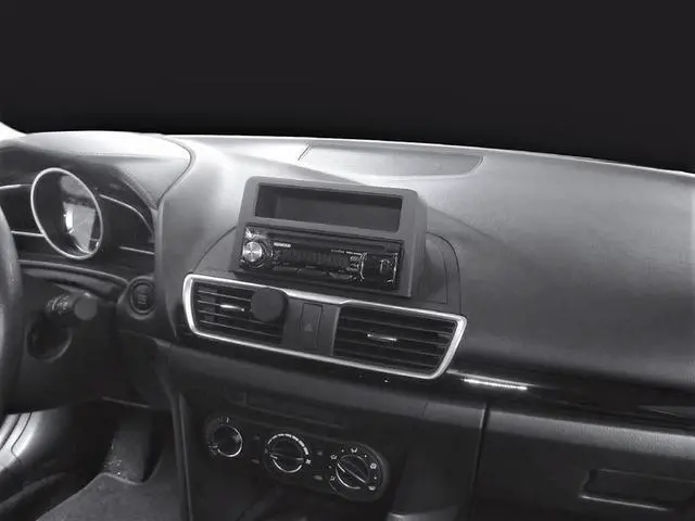 Alt view image 2 of 7 - Metra 99-7526B Single DIN Dash Install Kit for select Mazda Mazda3 2014 - 2018