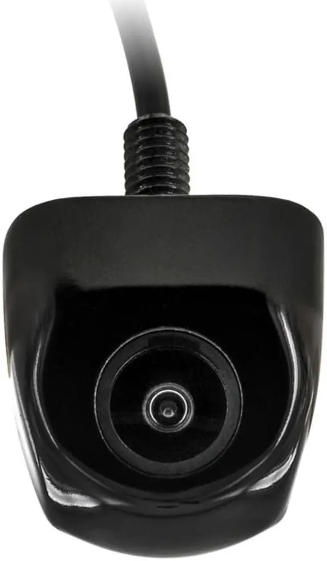 Alt view image 2 of 13 - iBeam TE-LPGC Above License Plate Backup Cam with Gloss Black Metal Housing