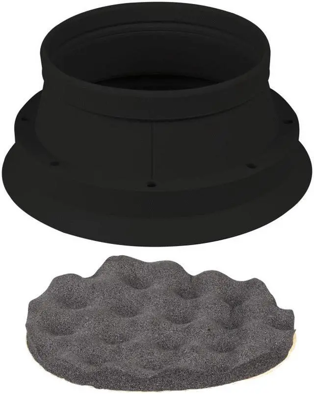 Alt view image 3 of 6 - Install Bay IBSBF65 2 Piece Speaker Baffle Kit for 6.5 Inch Speakers - Pkg/Pair
