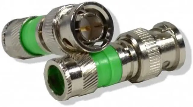 Alt view image 2 of 5 - BNC Compression Type 75 Ohm Coaxial Coax RG59 CCTV Connector (5/pack)