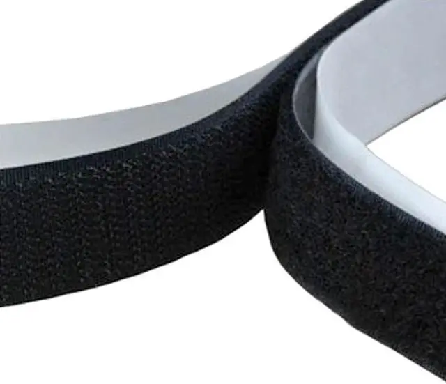 Alt view image 3 of 5 - Hook and Loop Double Side Tape Roll Self Adhesive Sticky Back Fastener 1" X 10FT