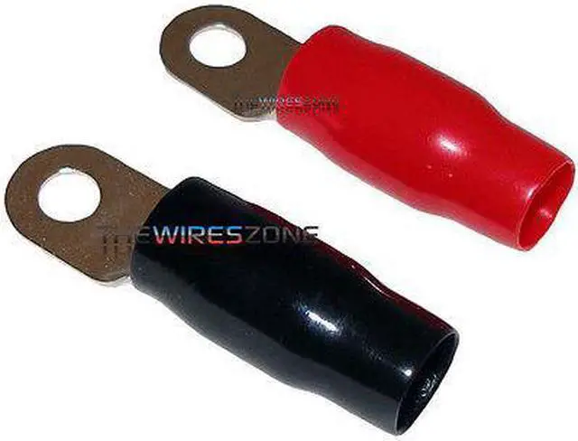 Alt view image 2 of 6 - Earthquake Sound IT-0516 Platinum Insulated 1/0 Gauge Ring Terminal (10/pack)