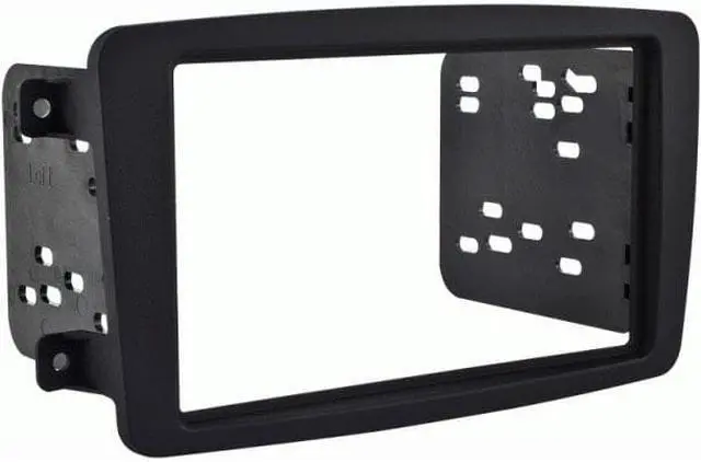 Alt view image 3 of 6 - Metra 95-8722B Black Double DIN Stereo Dash Kit for Select 2001-2006 Mercedes