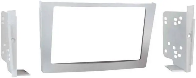 Alt view image 4 of 6 - Metra 95-3107S (Silver) Double DIN Installation Dash Kit for 2008-up Saturn Astra (Silver)