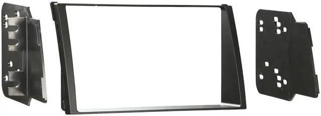 Alt view image 2 of 5 - Metra 95-7337B Double DIN Installation Dash Kit for 2010 Kia Soul, Painted Matte Black to Match Factory Dash